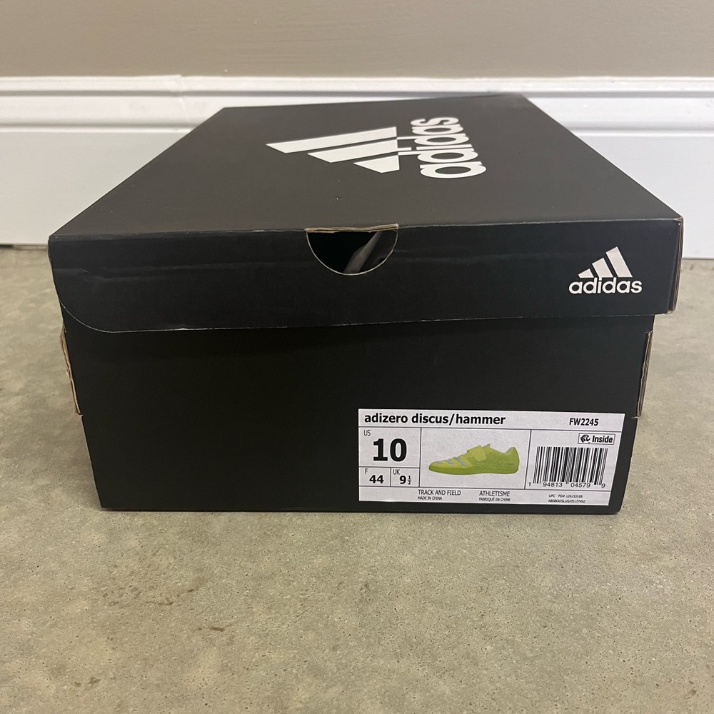 Adizero Discuss/Hammer Shoes Men’s 10